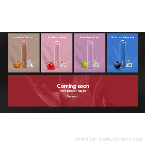 New Arrival Refillable Coolplay X10 500 Puff Bar